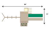 Ultimate Swing Set 3 Dimensions